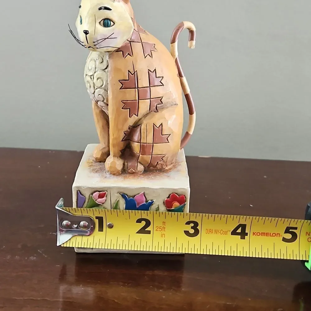 Jim Shore Vintage "Jasper" Cat Figurine - Picture 7 of 8